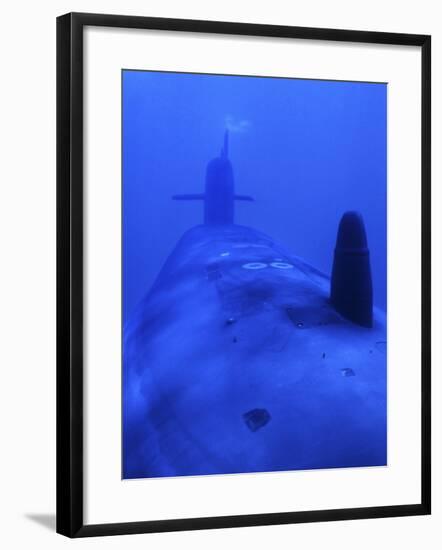 Bow View of the USS Kamehameha-Stocktrek Images-Framed Photographic Print