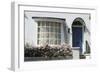 Bow Window and Arched Window Light Door Entrance, London, England-Natalie Tepper-Framed Photo