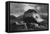 Bowder Stone, Borrowdale, Lake District-G Arnald-Framed Stretched Canvas