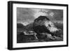 Bowder Stone, Borrowdale, Lake District-G Arnald-Framed Art Print