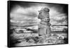 Bowerman's Nose, Dartmoor, Devon-Simon Marsden-Framed Stretched Canvas