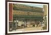 Bowery and Doubledeck Elevated Railroad, New York-null-Framed Art Print
