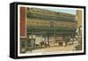 Bowery and Doubledeck Elevated Railroad, New York-null-Framed Stretched Canvas