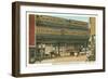 Bowery and Doubledeck Elevated Railroad, New York-null-Framed Art Print