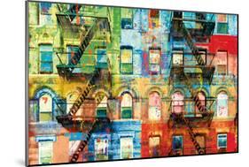 Bowery Block-Savannah Miller-Mounted Premium Giclee Print