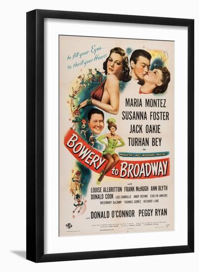 Bowery to Broadway, 1944-null-Framed Art Print