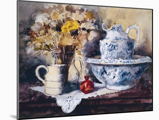 Bowl and Jug-John Lidzey-Mounted Giclee Print