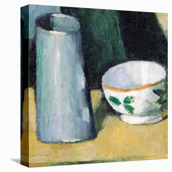 Bowl and Milk-Jug-Paul Cézanne-Stretched Canvas