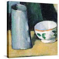 Bowl and Milk-Jug-Paul Cézanne-Stretched Canvas