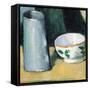 Bowl and Milk-Jug-Paul Cézanne-Framed Stretched Canvas