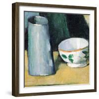 Bowl and Milk-Jug-Paul Cézanne-Framed Giclee Print