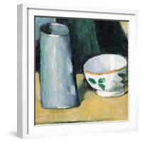 Bowl and Milk-Jug-Paul Cézanne-Framed Giclee Print