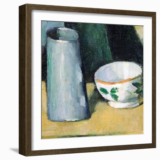Bowl and Milk-Jug-Paul Cézanne-Framed Giclee Print