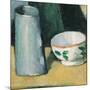 Bowl and Milk-Jug-Paul Cézanne-Mounted Giclee Print