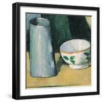 Bowl and Milk-Jug-Paul Cézanne-Framed Giclee Print