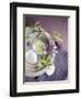 Bowl and Passionflower-Amelie Vuillon-Framed Art Print