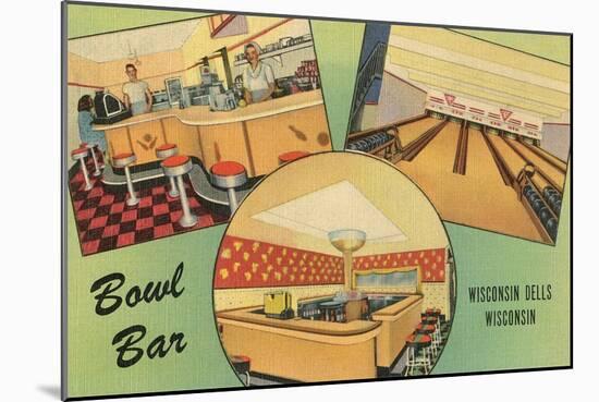 Bowl Bara, Wisconsin Dells, Wisconsin-null-Mounted Art Print