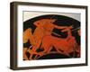 Bowl, Detail of Hind Hunting Scene-null-Framed Giclee Print