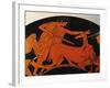 Bowl, Detail of Hind Hunting Scene-null-Framed Giclee Print