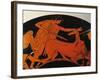 Bowl, Detail of Hind Hunting Scene-null-Framed Giclee Print