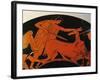 Bowl, Detail of Hind Hunting Scene-null-Framed Giclee Print