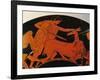 Bowl, Detail of Hind Hunting Scene-null-Framed Giclee Print