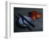 Bowl, Knife and Nectarines, 2009-James Gillick-Framed Giclee Print