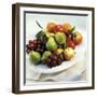 Bowl of Assorted Fruit-James Carriere-Framed Photographic Print