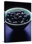 Bowl of Black Olives-Maja Smend-Stretched Canvas