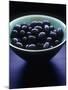 Bowl of Black Olives-Maja Smend-Mounted Photographic Print