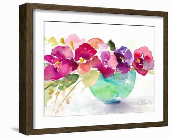 Bowl of Blooms-Lanie Loreth-Framed Art Print