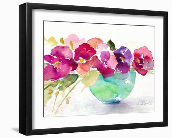 Bowl of Blooms-Lanie Loreth-Framed Art Print