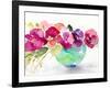 Bowl of Blooms-Lanie Loreth-Framed Art Print