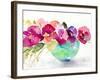 Bowl of Blooms-Lanie Loreth-Framed Art Print