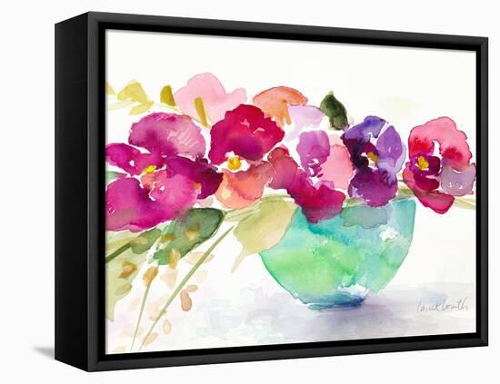 Bowl of Blooms-Lanie Loreth-Framed Stretched Canvas