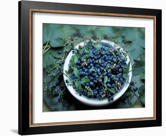 Bowl of Blueberries-ATU Studios-Framed Photographic Print