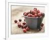 Bowl of cranberries-Fancy-Framed Photographic Print