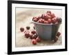 Bowl of cranberries-Fancy-Framed Photographic Print