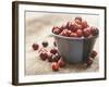 Bowl of cranberries-Fancy-Framed Photographic Print