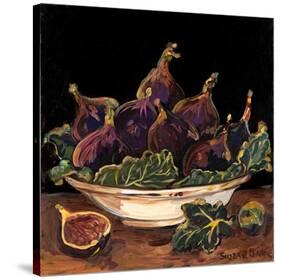 Bowl of Figs-Suzanne Etienne-Stretched Canvas