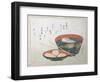 Bowl of Fish and Noodles (New Year Meal)-Teisai Hokuba-Framed Giclee Print