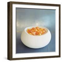 Bowl of flower petals-Whisson-Framed Photographic Print