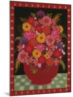 Bowl of Flowers-Ditz-Mounted Giclee Print