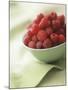 Bowl of Fresh Raspberries-Clinton Hussey-Mounted Photographic Print