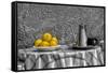 Bowl of Lemons-null-Framed Stretched Canvas