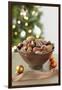 Bowl of Nuts by Holiday Decorations-Lew Robertson-Framed Photographic Print