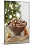 Bowl of Nuts by Holiday Decorations-Lew Robertson-Mounted Photographic Print