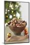 Bowl of Nuts by Holiday Decorations-Lew Robertson-Mounted Photographic Print
