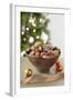 Bowl of Nuts by Holiday Decorations-Lew Robertson-Framed Photographic Print