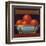 Bowl of Oranges - Citrus Crate Label-Lantern Press-Framed Art Print